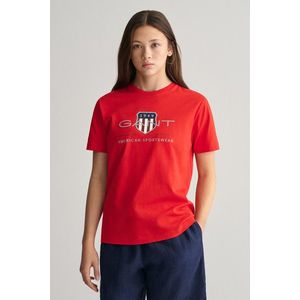 TRIČKO GANT ARCHIVE SHIELD SS T-SHIRT BRIGHT RED obraz