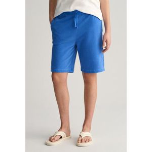 Blue sweat shorts obraz