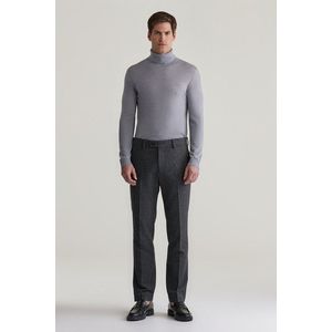 KALHOTY GANT SLIM DONEGAL SUIT PANTS ANTRACITE obraz