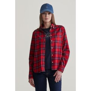 KOŠILE GANT REG CHECKED LT FLANNEL SHIRT RUBY RED obraz