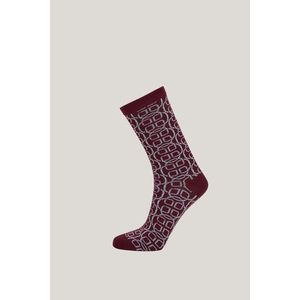 PONOŽKY GANT MONOGRAM SOCKS PLUMPED RED obraz