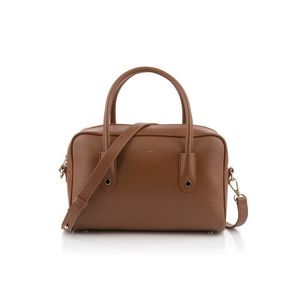 KABELKA GANT ICONIC MEDIUM LEATHER BAG COGNAC BROWN obraz