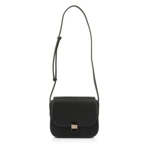 CROSSBODY GANT LEATHER SHOULDER BAG BLACK obraz