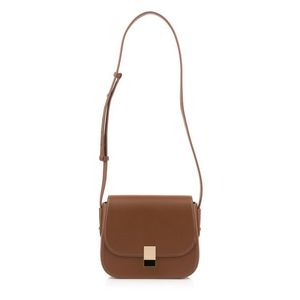 CROSSBODY GANT LEATHER SHOULDER BAG COGNAC BROWN obraz