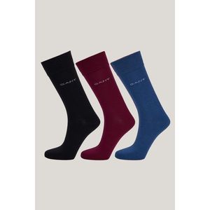 PONOŽKY GANT SOFT COTTON SOCKS 3-PACK VINTAGE BLUE obraz