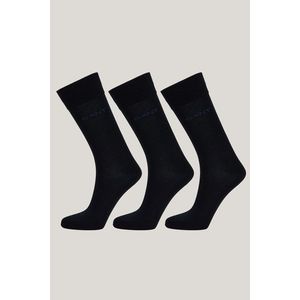 PONOŽKY 3-PACK GANT SOCKS 3-PACK BLACK obraz