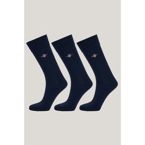 PONOŽKY 3-PACK GANT SHIELD SOCKS 3-PACK EVENING BLUE obraz