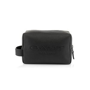 KOSMETICKÁ TAŠKA GANT LEATHER WASH BAG BLACK obraz