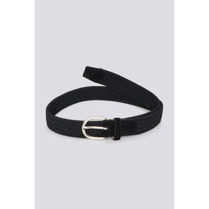 OPASEK GANT ELASTIC BRAID BELT BLACK obraz