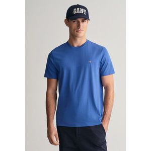 TRIČKO GANT REG SHIELD SS T-SHIRT RICH BLUE obraz