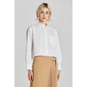 KOŠILE GANT REL CROPPED SHIRT WHITE obraz