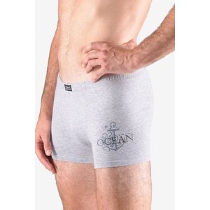 Pánské boxerky Gina 73115P - Bavlna Světle šedá XL-2XL obraz