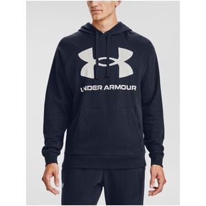 Tmavě modrá mikina Under Armour Rival Fleece Big Logo HD obraz