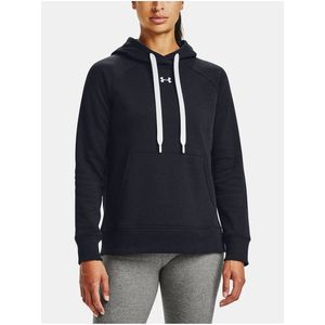 Černá mikina Under Armour Rival Fleece HB Hoodie obraz