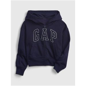 Modrá holčičí mikina GAP Logo hoodie obraz