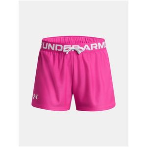 Tmavě růžové sportovní kraťasy Under Armour Play Up Solid Shorts obraz