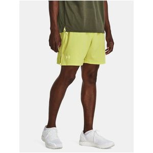 Žluté sportovní kraťasy Under Armour LAUNCH ELITE 7'' SHORT obraz