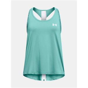 Tyrkysové sportovní tílko Under Armour Knockout Tank obraz