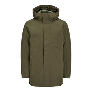 Khaki pánská parka Jack & Jones Keen obraz