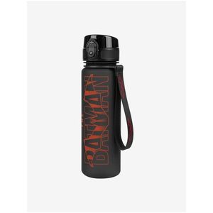 Černá tritanová láhev na pití batman red, 500 ml Baagl obraz