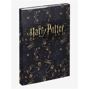 Černé Desky na školní sešity A4 Harry Potter Pobertův plánek Baagl obraz