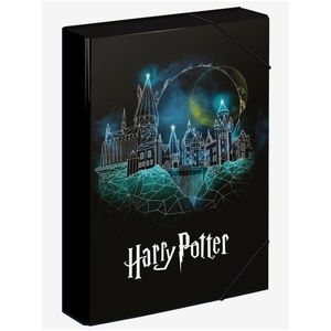 Černé Desky na školní sešity A4 Jumbo Harry Potter Baagl obraz