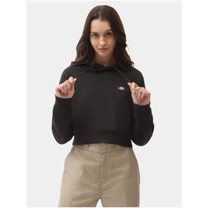 Černá dámská mikina s kapucí Dickies Oakport Cropped obraz