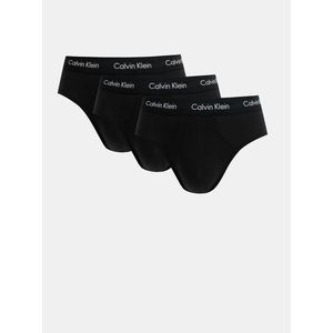 Sada tří černých slipů Calvin Klein Underwear obraz