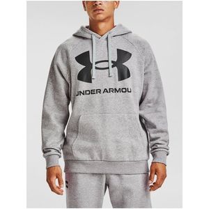 Mikina Under Armour Rival Fleece Big Logo HD - šedá obraz