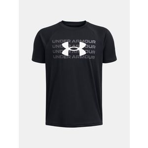 Under Armour UA B Tech Wordmark Logo SS Triko Černá obraz