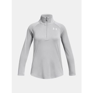 Under Armour Tech Graphic 1/2 Zip Triko dětské Šedá obraz