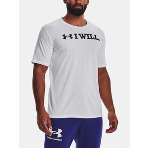 Under Armour UA I WLL SS Triko Bílá obraz