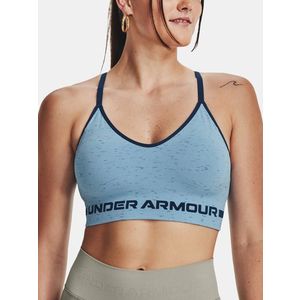 Under Armour UA Seamless Low Long Htr Sportovní podprsenka Modrá obraz