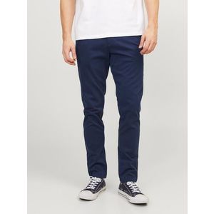 Modré chino kalhoty Jack & Jones Marco obraz