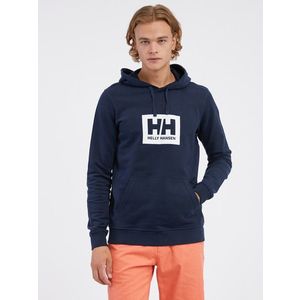 Modrá pánská mikina s kapucí HELLY HANSEN HH Box Hoodie Helly obraz