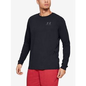 Under Armour UA Sportstyle Left Chest LS Triko Černá obraz