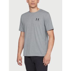 Under Armour UA M Sportstyle LC SS Triko Šedá obraz