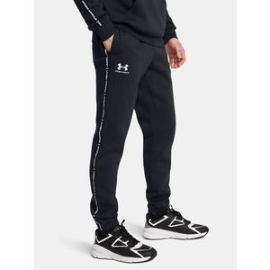 Under Armour UA Icon Fleece Taping Tepláky Černá obraz