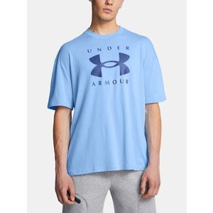 Under Armour UA M HW OS Branded SS Triko Modrá obraz