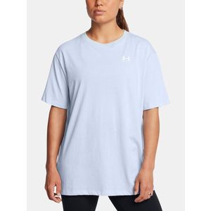 Under Armour UA BF Oversized Logo SS Triko Modrá obraz