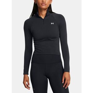 Under Armour Vanish Seamless 1/4 Zip Crop Triko Černá obraz