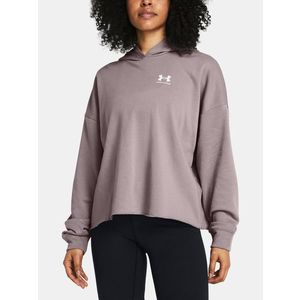 Under Armour UA Rival Terry OS Hoodie Mikina Šedá obraz