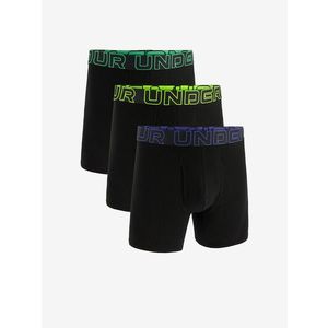 Under Armour M UA Perf Cotton 6in Boxerky 3 ks Černá obraz