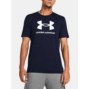 Under Armour UA Sportstyle Logo Update SS Triko Modrá obraz