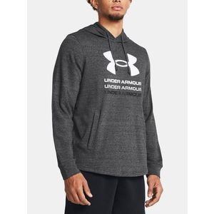 Under Armour UA Rival Terry Graphic Hood Mikina Šedá obraz