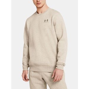 Under Armour UA Essential Fleece Crew Mikina Hnědá obraz