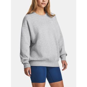 Under Armour Essential Flc OS Crew Mikina Šedá obraz