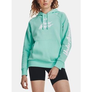 Under Armour UA Rival Fleece Graphic Hdy Mikina Modrá obraz