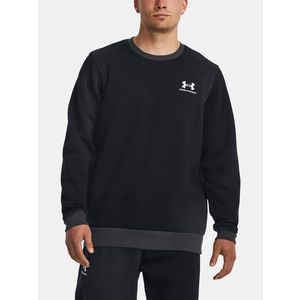 Under Armour UA Essential Flc Novelty Crw Mikina Černá obraz