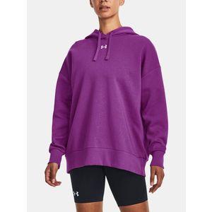 Under Armour UA Rival Fleece OS Hoodie Mikina Fialová obraz